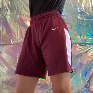 Nike Maroon/Burgundy Basketball Shorts